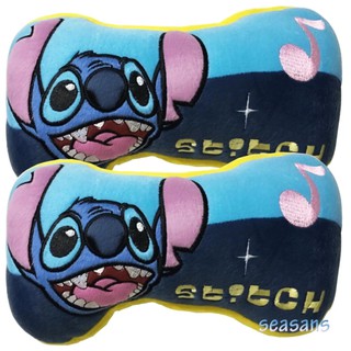 (2ชิ้น) ผ้า หมอนรองคอกระดูก #stitch #สติชกีต้า ลิขสิทธิ์แท้