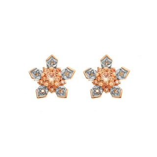 Aevari Morning Dew Earrings Sterling silver 925 Rose gold plated.ต่างหู ต่างหูเงินแท้ เงินแท้925