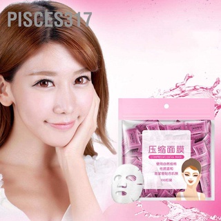 Pisces317 มาส์กหน้า ผ้าไหมธรรมชาติ ไม่ทอ Diy 100 ชิ้น ต่อแพ็ค