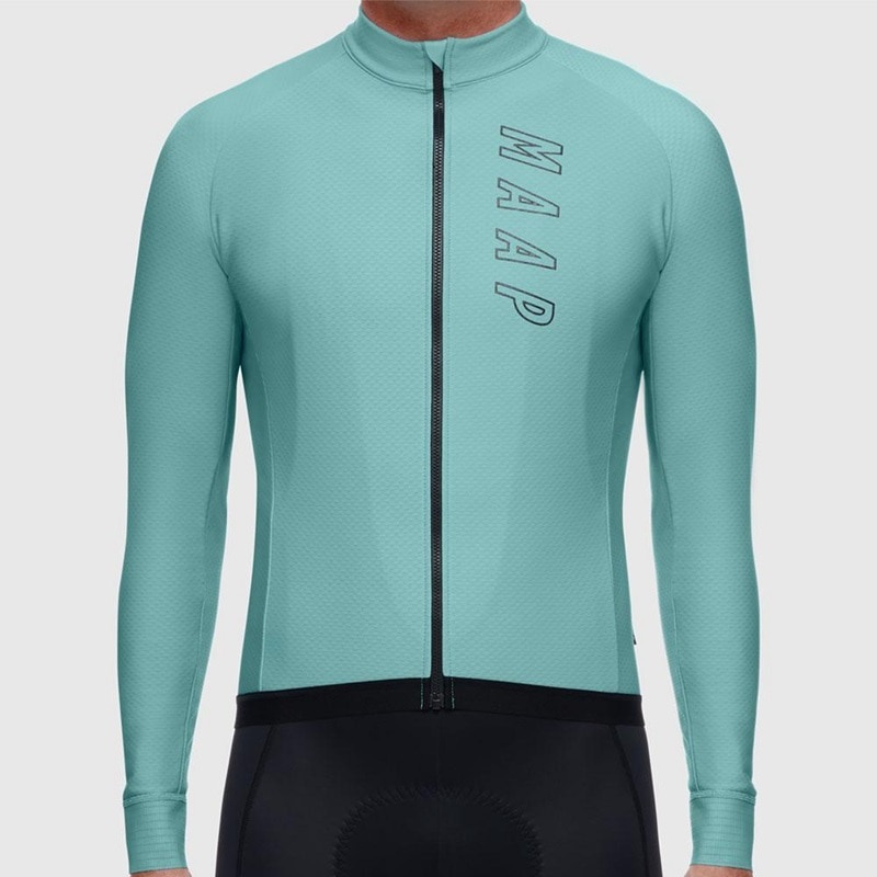 COD ในสต็อก 2022 กลางแจ้ง MAAP ผู้ชายจักรยานแขนยาวขี่จักรยาน Jersey เสื้อผ้าทีม Mountain Road Uniform Bike Jersey