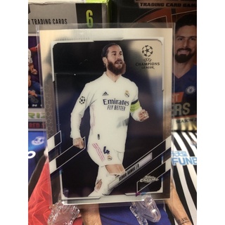 2020-21 Topps Chrome UEFA Champions League Soccer Cards Real Madrid