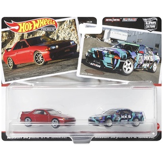 รถเหล็ก HOTWHEELS PREMIUM ของแท้ 2 Pack Nissan Skyline GT-R BNR32 HBL97