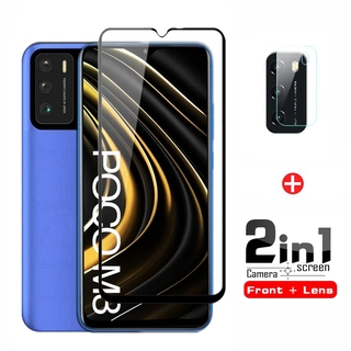 Xiaomi Poco M3 Tempered Glass Protective Glass Film For Xiaomi Poco X3 NFC Mi 10T Pro Lite Redmi Note 9 9s Pro Full Coverage Screen Protector