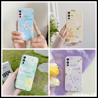 เคส VIVO ภาพวาดสีน้ำมัน ผีเสื้อ V23 5G V23E เคสซิลิโคนนิ่ม สไตล์เกาหลี สําหรับ เคสโทรศัพท์ซิลิโคนทาสี