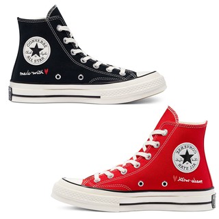 Converse รองเท้าผ้าใบ รองเท้าแฟชั่น Collection UX Chuck 70 HI 171118CS1BK / 171117CS1RE (3190)