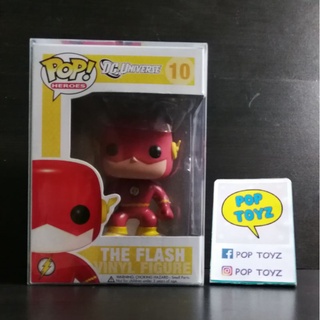 FUNKO POP The Flash 10 Original รุ่นแรกสุดกล่องสีเหลือง ของแท้ งานเก่าเลิกผลิตหายากมาก แถมกล่องใส พร้อมส่ง DC Figure toy