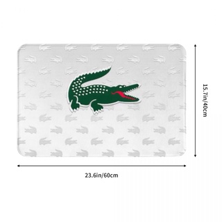 ใหม่ Lacoste (4) พรมเช็ดเท้า ผ้าสักหลาด กันลื่น ดูดซับน้ําได้ดี แห้งเร็ว 16x24 นิ้ว สําหรับห้องน้ํา ห้องนั่งเล่น โซฟา ห้องนอน พร้อมส่ง