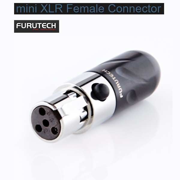 ของแท้จากตัวแทน FURUTECH FT-610mF (R) mini XLR 4pin Connectoraudio grade made in japan