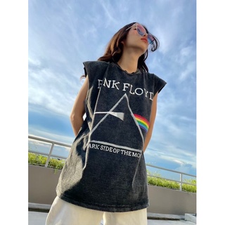 เสื้อยืดงายไทยลาย pink floyd เสื้อวง รวมลาย pink floy คอตต้ิน 100%