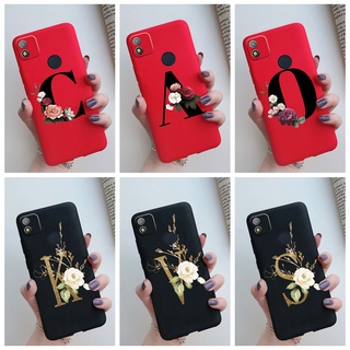 Tecno Pop 4 เคส ตัวอักษรน่ารัก นิ่ม TPU ซิลิโคน เคสกันกระแทก Tecno Pop 4 Pop4 BC2c เคสโทรศัพท์