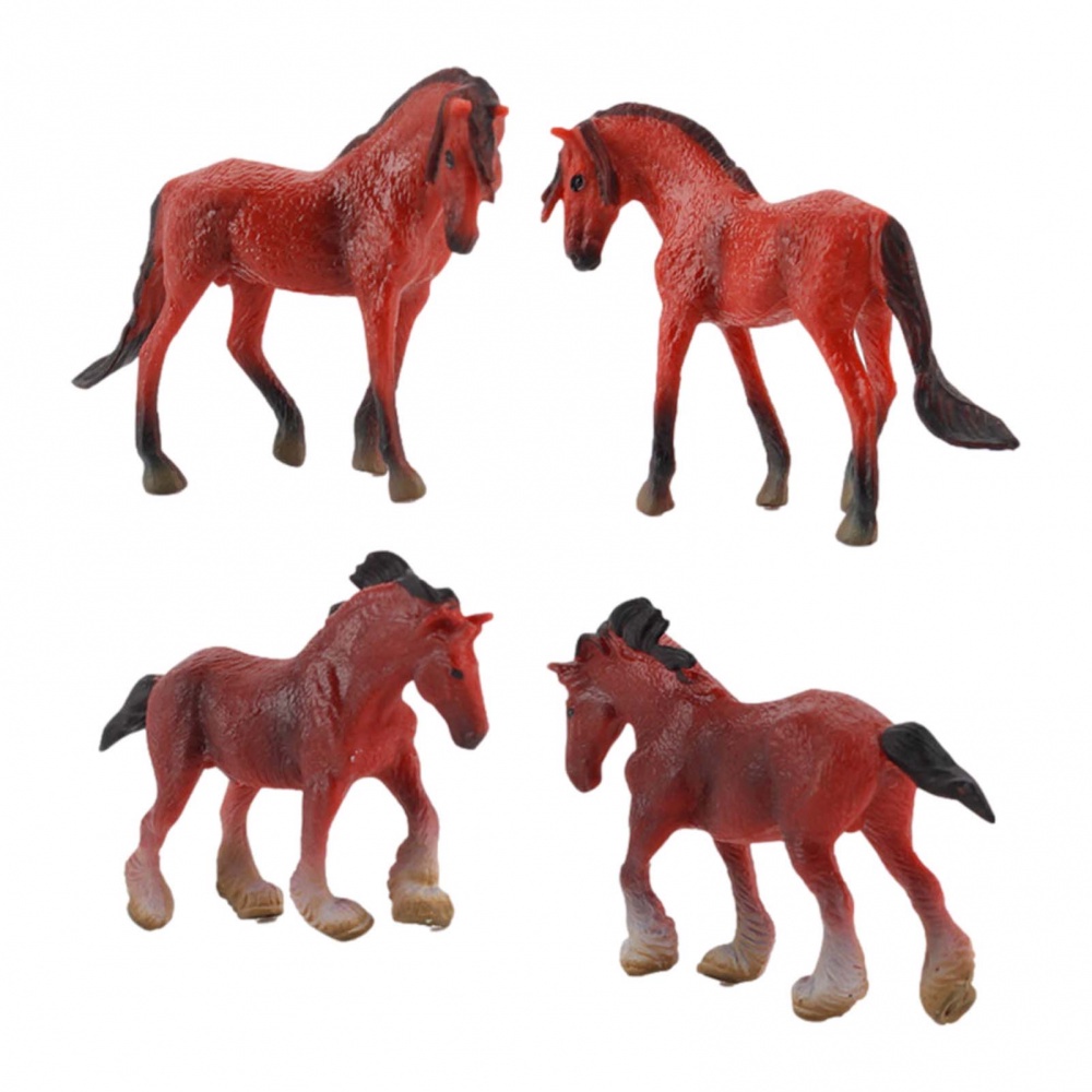 12 ชิ้น / เซต ป่า ป่า สตี๊ด โมเดลจําลอง ม้า ฟิกเกอร์ แอคชั่น ฟิกเกอร์ ม้าอาหรับ ฮันโอเวอร์ ม้า ของเล่นเด็ก ของขวัญ - รูปที่ 6