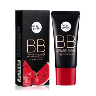 Baby Bright Watermelon Tomato Matte BB Cream SPF45 PA++ 30 g เบบี้ไบร์ท ครีมแตงโมมะเขือเทศ 30 กรัม 64610