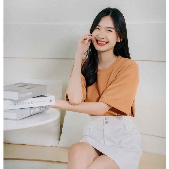 เสื้อเอวลอยแขนใหญ่ ผ้า cotton ญี่ปุ่น by OMI