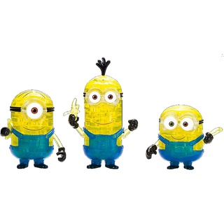 Beverly 3D Crystal Jigsaw Puzzle - Minions 97 ชิ้น [ของแท้ / เรือโดยตรงจากญี่ปุ่น]