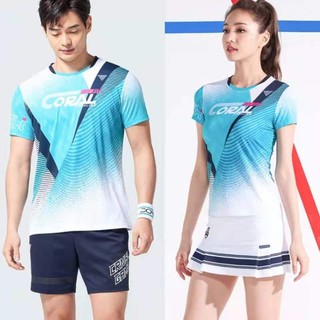 เสื้อแบดมินตัน Yonex Korea Lee Yong Dae ทีมชาติเกาหลีใต้ [มีสินค้าส่งให้ได้เลย ส่งจากคลังสินค้าในไทย มีเก็บเงินปลายทาง]
