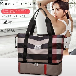 BeeTree Bags// Large Capacity Waterproof Dry Wet Separation Luggage Bag Independent Shoe Pouch Short Trip Boarding Bag Gym Bag Sports Bag Travel Bag 7jvh