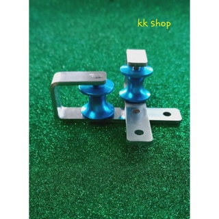 โรลเลอร์เคลือบสีanodizedไม่มีลูกปืนพร้อมน๊อต