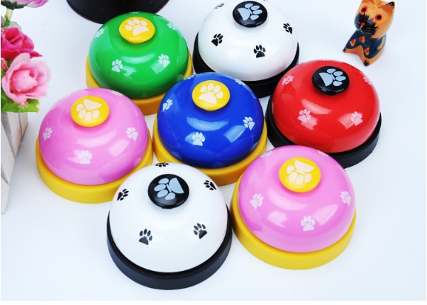 กระดิ่งฝึกสุนัข กระดิ่งฝึกแมว คลิกเกอร์ อุปกรณ์ฝึกสุนัข Pet Training Ring Bell