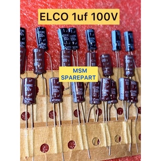 Elco 1uf 100V คุณภาพดี