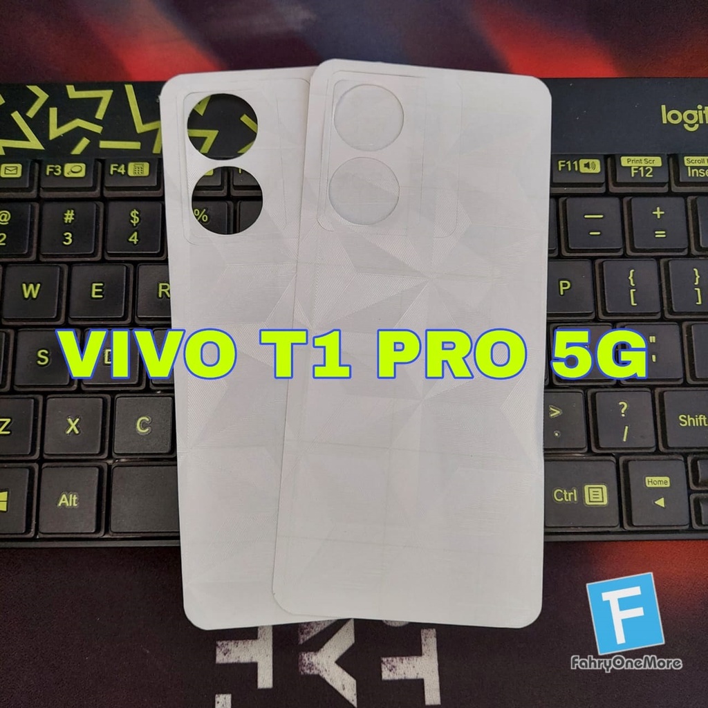 VIVO T1 PRO 5G Carbon Skin Back Skin Diamond Carbon Garskin Handphone