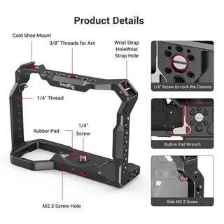 SMALLRIG กรงกล้อง ขนาดเล็ก สําหรับ Sony A7 III A7R III A9 2918