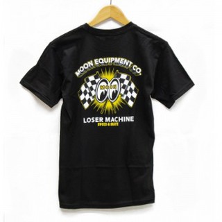 Loser Machine x MOON Fastest Lap T-shirt (Black) (เสื้อยืดเฟชั่น)