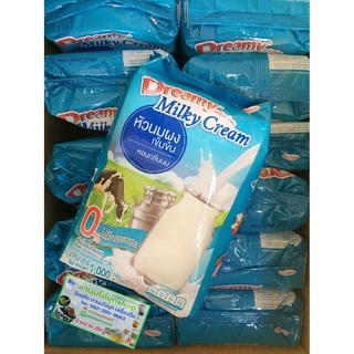 Dreamy Milky Cream ดรีมมีมิลค์กี้ครีม ถุง 1 Kg. ครีมเทียมนมเข้มข้น