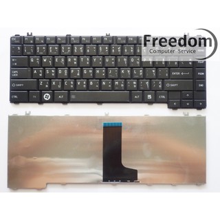 KEYBOARD TOSHIBA คีย์บอร์ด Toshiba Satellite C600 C640 L640 L645 L635 L730 L735 L745 ภาษาไทย-อังกฤษ