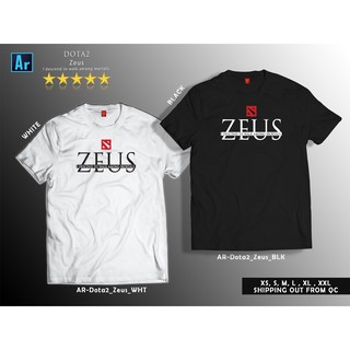 เสื้อเชิ้ต Dota2 Zeus Tshirt Unisex dota 2 เสื้อเกมเมอร์ Zues แบบกําหนดเองเสื้อยืดสําหรับผู้ชาย 7.n