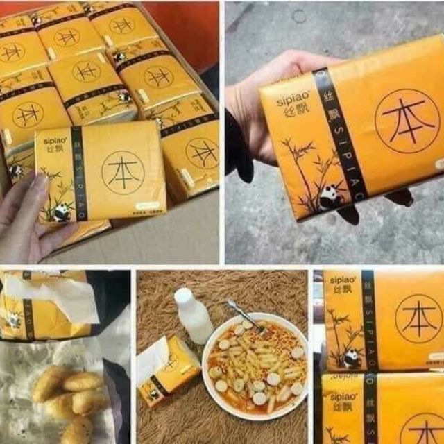 กล่องบรรจุกระดาษ SIPAO PANDAG 30 แพ็ค