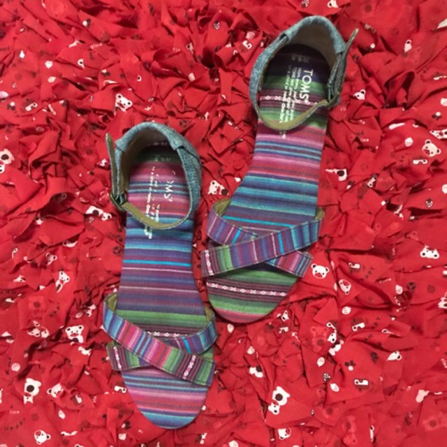 ‼️พร้อมส่ง (Size W6.5)‼️ ✅ TOMS มือ 2 แท้ 💯%