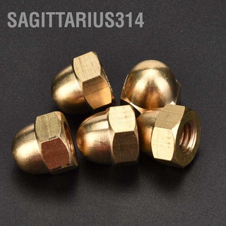 Sagittarius314 ชุดน็อตหัวโดม หกเหลี่ยม ทองเหลือง M3-M12