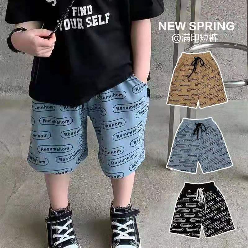 2021 summer boys new shorts sports fashion boys casual pants foreign