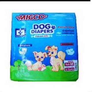 MIGCO Female Dog Diapers แพมเพิร์สหรือผ้าอ้อมสุนัขเพศเมีย Size M