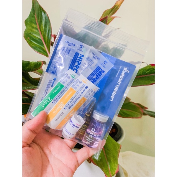 **พร้อมส่ง** ชุดMeso Blink White พร้อมอุปกรณ์สะกิด Dermaheal SB
