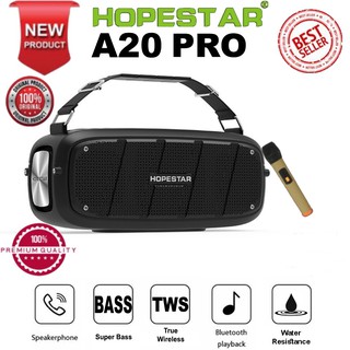 HOPESTAR A20 Pro ลำโพงบลูทูธ 55W Super BASS ลำโพงปาร์ตี้คาราโอเกะบลูทูธ ระบบ Boombox วิทยุ FM AUX TF USB