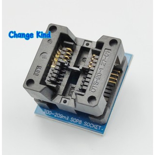 Socket IC SOIC8 SOP8 สำหรับ ไอซี 25XXX ขนาด 200 mil