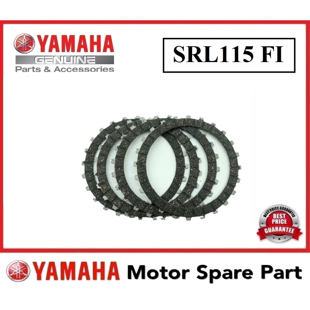 YAMAHA SRL115 FI CLUTCH PLATE SET 0 COMP COMP COMPLETE KULL KLAS SRL LAGENDA 115 FI LAGENDA115 SRL11