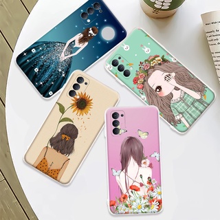 เคสโทรศัพท์ สาวสวย อ่อนนุ่ม เคส OPPO Reno4 4G