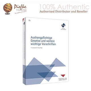 Aushangpflichtige Gesetze und weitere wichtige Vorschriften : 9783865868664 (นำเข้าของแท้100%)