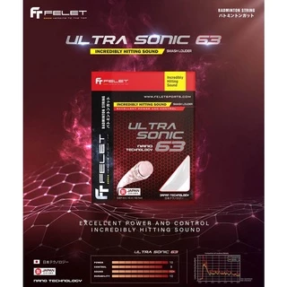FELET สายเอ็นแบดมินตัน รุ่น ULTRA SONIC 63
