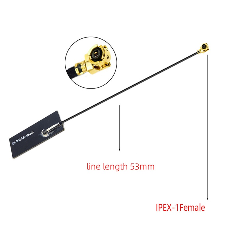 R* เสาอากาศฟิล์ม Wifi BT PCIE ขนาดเล็ก สําหรับแล็ปท็อป 2 ชิ้น