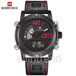 นาฬิกา Naviforce รุ่น NF9095M สีแดง/ดำ ของแท้ รับประกันศูนย์ 1 ปี #NF NF9095