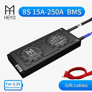 Heyo Lifepo4 Lipo 8s 24v 15A 20A 30A 120A 40A 60A 80A 100A Balance BMS ลิเธียม Batt พอร์ตทั่วไป BMS สำหรับจักรยานสกู๊ตเตอร์ E-scooter