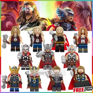 ฟิกเกอร์ Thor Minifigures Jane Foster Marvel Thors Hammer Super Heros The Avengers ขนาดเล็ก ของเล่นสําหรับเด็ก