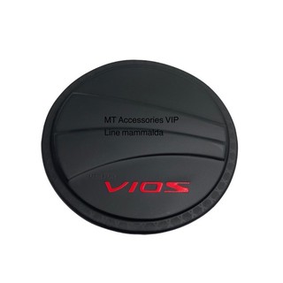 vios วีออส ปี2013-2020 ครอบฝาถังสีดำโลโก้แดง