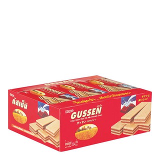 กัสเซ็น เวเฟอร์ ขนาด 22 กรัม แพ็ค x 12 ซอง Gussen wafer, 22 grams, pack x 12 sachets