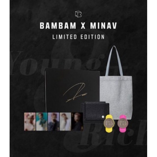 ✨✨✨BAMBAM x MINAV Limited Edition Artist Box สินค้าของแท้100%ส่งตรงจากเกาหลี มีให้เลือกสะสม 2 Set (A,B)