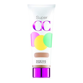 Physicians Formula Super CC Color-Correction + Care CC Cream, Light/Medium 1.2 Ounces, SPF 30