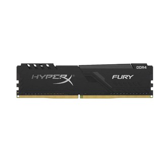 4GB (4GBx1) DDR4/2400 RAM PC 4G DDR4/2666 (แรมพีซี) KINGSTON HyperX FURY BLACK (HX424C15FB3/4)